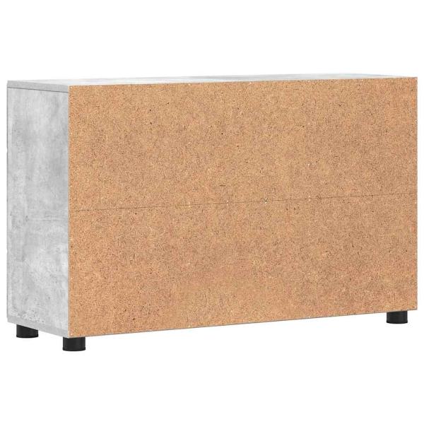 Sideboard Beton Grau 88,5 x 30,5 x 55,5 cm Holzwerkstoff