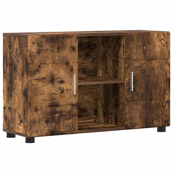 Sideboard Geräucherte Eiche 88,5 x 30,5 x 55,5 cm Holzwerkstoff