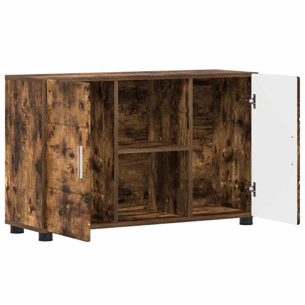 Sideboard Geräucherte Eiche 88,5 x 30,5 x 55,5 cm Holzwerkstoff