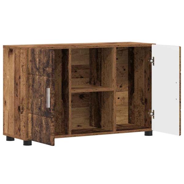 Sideboard mit Regal Altholz 88,5 x 30,5 x 55,5 cm Holzwerkstoff