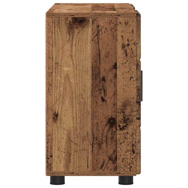 Sideboard mit Regal Altholz 88,5 x 30,5 x 55,5 cm Holzwerkstoff