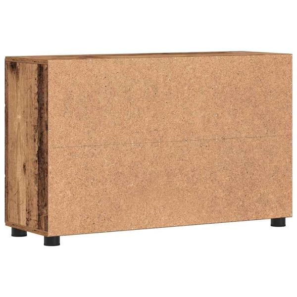Sideboard mit Regal Altholz 88,5 x 30,5 x 55,5 cm Holzwerkstoff