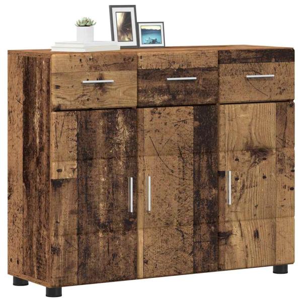 ARDEBO.de - Sideboard mit Regal Altholz 88,5 x 30,5 x 73 cm Holzwerkstoff