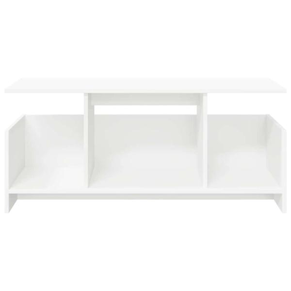 TV-Ständer Weiß 102 x 35 x 45 cm Holzwerkstoff