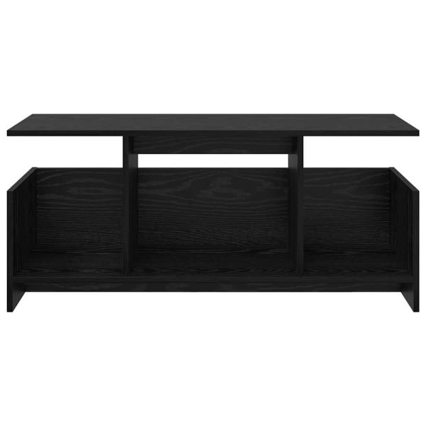 TV-Ständer Schwarz Eichen-Optik 102 x 35 x 45 cm Holzwerkstoff