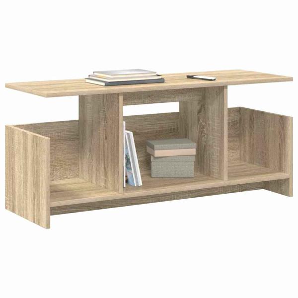 ARDEBO.de - TV-Ständer Sonoma-Eiche 102 x 35 x 45 cm Holzwerkstoff