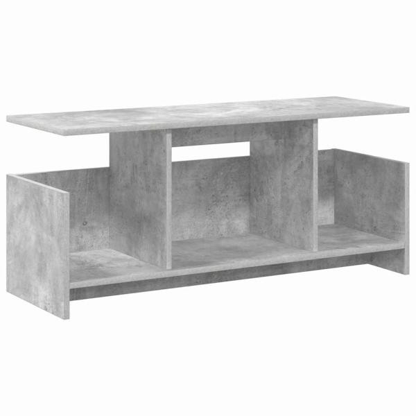 ARDEBO.de - TV-Ständer Beton Grau 102 x 35 x 45 cm Holzwerkstoff