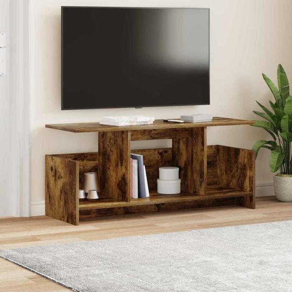 TV-Ständer Geräucherte Eiche 102 x 35 x 45 cm Holzwerkstoff