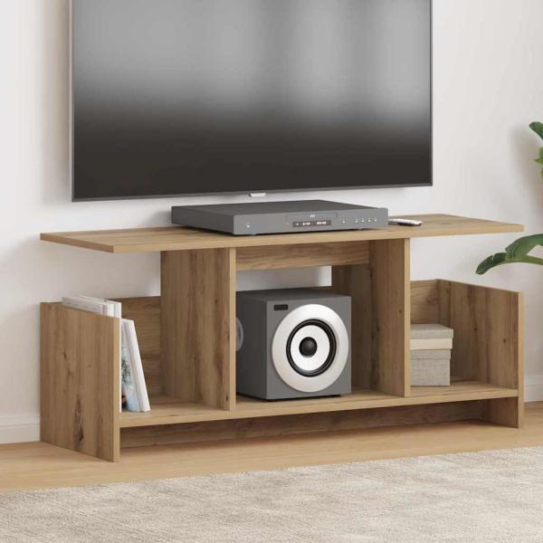 ARDEBO.de - TV-Ständer Artisan-Eiche 102 x 35 x 45 cm Holzwerkstoff