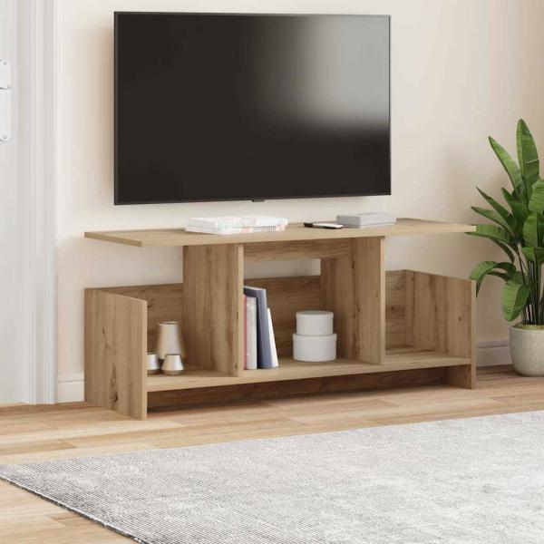 TV-Ständer Artisan-Eiche 102 x 35 x 45 cm Holzwerkstoff