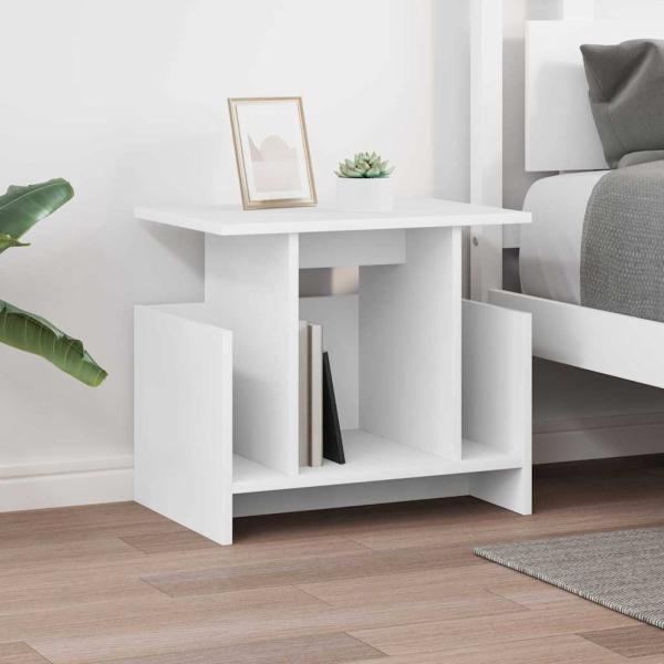 TV-Ständer 2 pcs Weiß 50 x 35 x 45 cm Holzwerkstoff