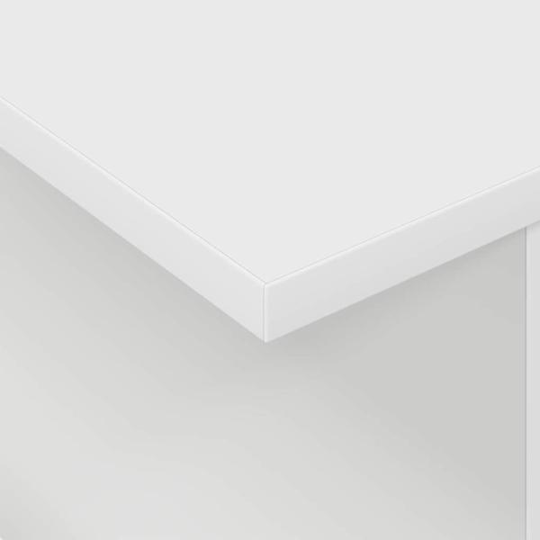 TV-Ständer 2 pcs Weiß 50 x 35 x 45 cm Holzwerkstoff