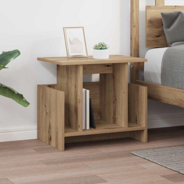 TV-Ständer 2 pcs Artisan-Eiche 50 x 35 x 45 cm Holzwerkstoff