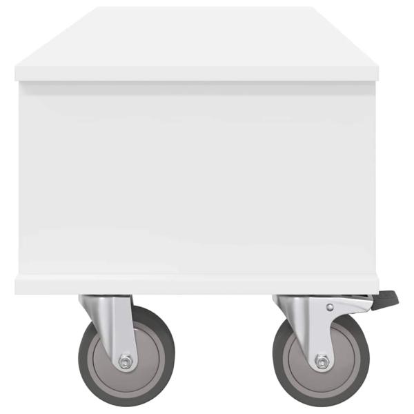 TV-Ständer Weiß 100 x 35 x 35 cm Holzwerkstoff