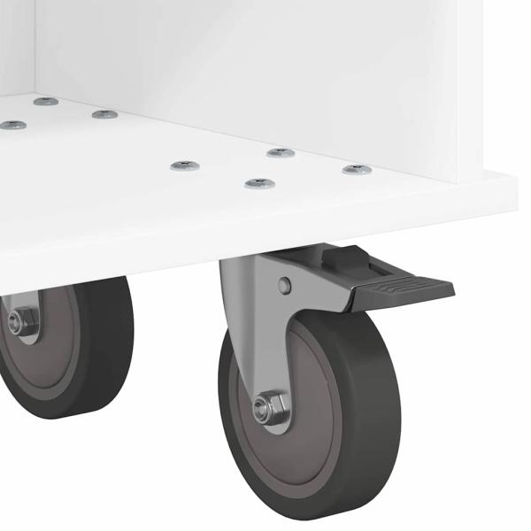 TV-Ständer Weiß 100 x 35 x 35 cm Holzwerkstoff