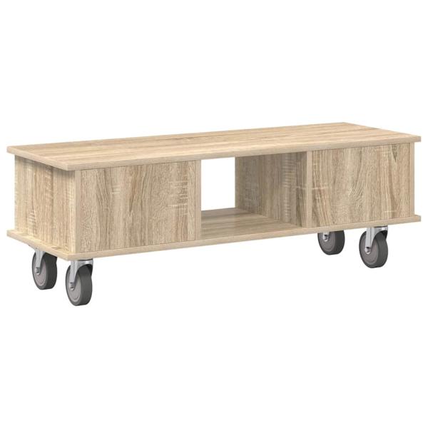 TV-Ständer Sonoma-Eiche 100 x 35 x 35 cm Holzwerkstoff