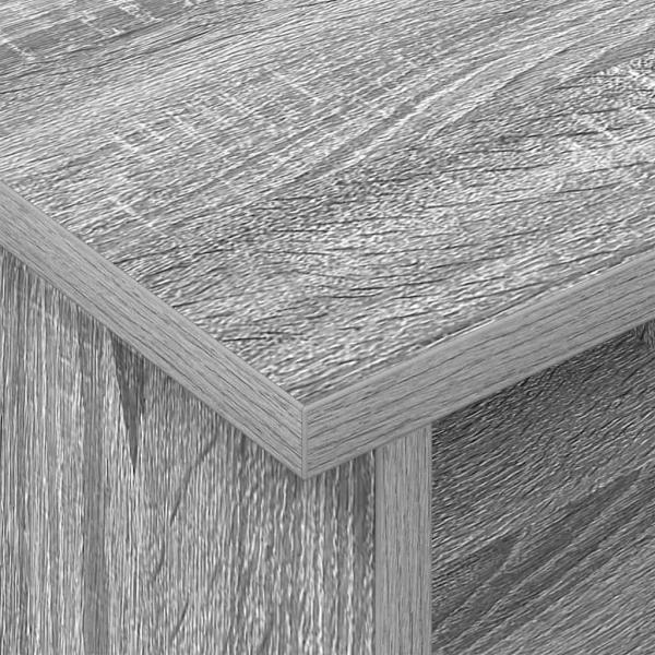 ARDEBO.de - TV-Ständer Graues Sonoma 100 x 35 x 35 cm Holzwerkstoff