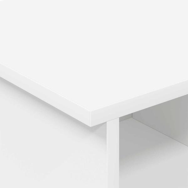 TV-Ständer Weiß 68,5 x 35 x 35 cm Holzwerkstoff