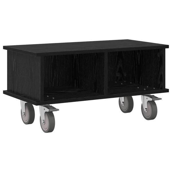 TV-Ständer Schwarz Eichen-Optik 68,5 x 35 x 35 cm Holzwerkstoff