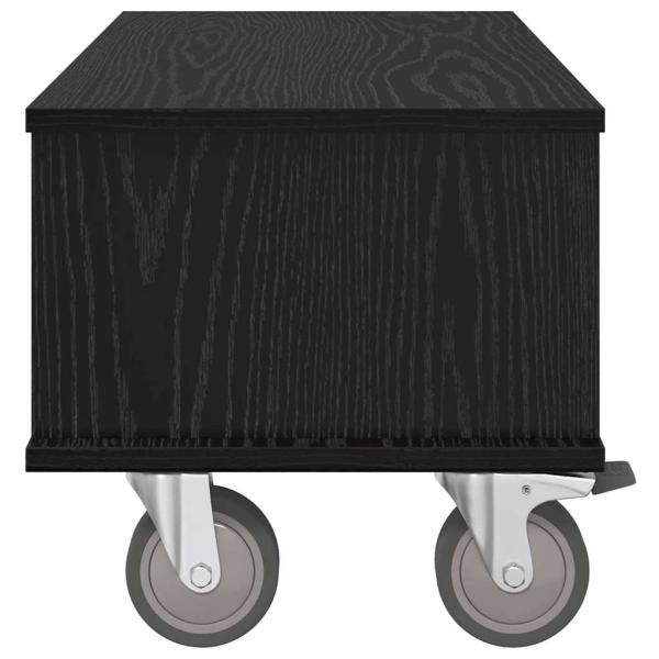 TV-Ständer Schwarz Eichen-Optik 68,5 x 35 x 35 cm Holzwerkstoff