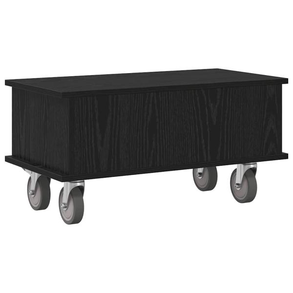 TV-Ständer Schwarz Eichen-Optik 68,5 x 35 x 35 cm Holzwerkstoff