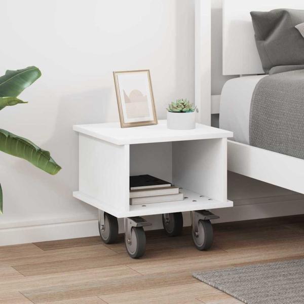 TV-Ständer Weiß 37 x 35 x 35 cm Holzwerkstoff