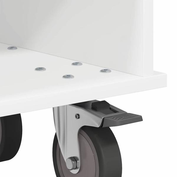 TV-Ständer Weiß 37 x 35 x 35 cm Holzwerkstoff