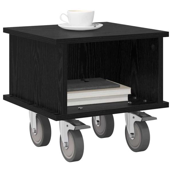 TV-Ständer Schwarz Eichen-Optik 37 x 35 x 35 cm Holzwerkstoff