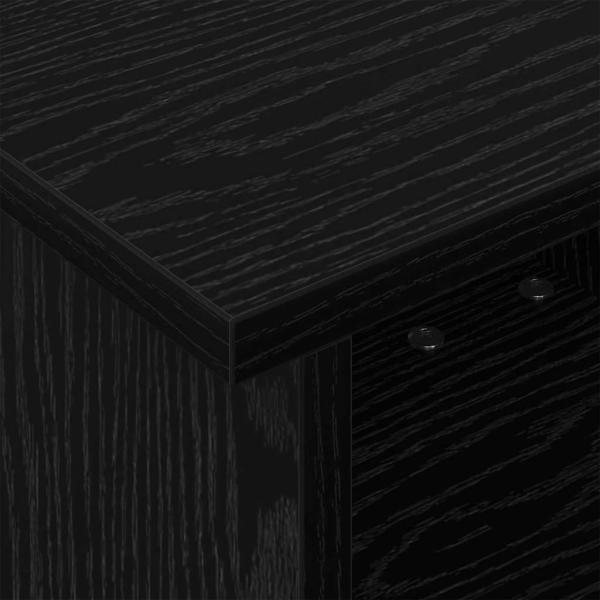 TV-Ständer Schwarz Eichen-Optik 37 x 35 x 35 cm Holzwerkstoff