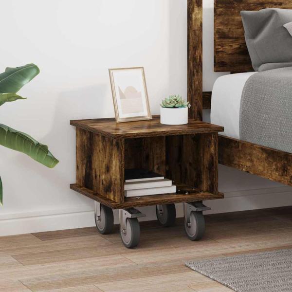 TV-Ständer Geräucherte Eiche 37 x 35 x 35 cm Holzwerkstoff