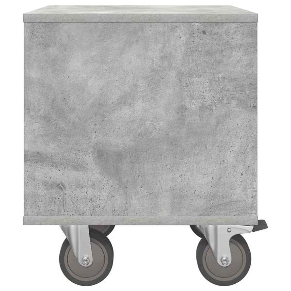 Nachttisch 2 pcs Beton Grau 40,5 x 40 x 48 cm Holzwerkstoff