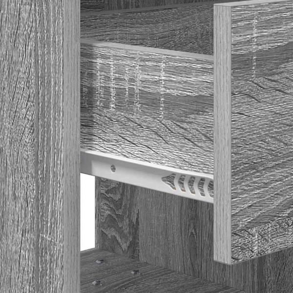 Nachttisch 2 pcs Graues Sonoma 40,5 x 40 x 48 cm Holzwerkstoff