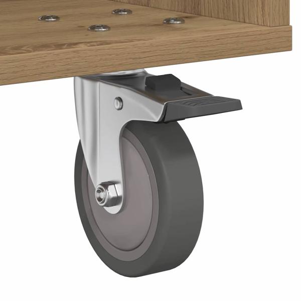 Nachttisch 2 pcs Artisan-Eiche 40,5 x 40 x 48 cm Holzwerkstoff