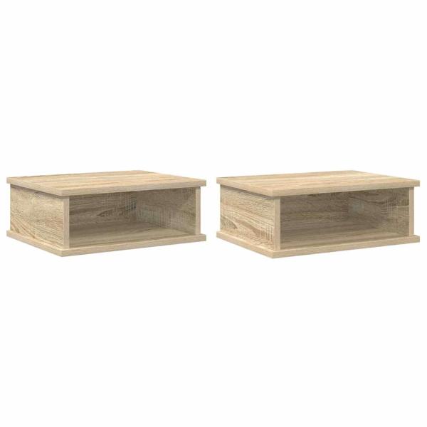 Nachttisch 2 pcs Sonoma-Eiche 40 x 31 x 15 cm Holzwerkstoff