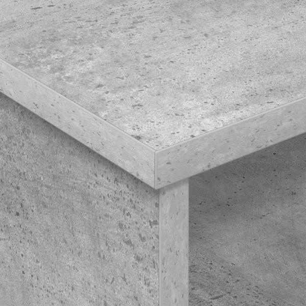 Nachttisch Beton Grau 40 x 31 x 15 cm Holzwerkstoff
