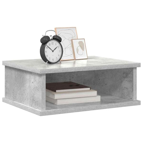 Nachttisch 2 stk. Beton Grau 40 x 31 x 15 cm Holzwerkstoff