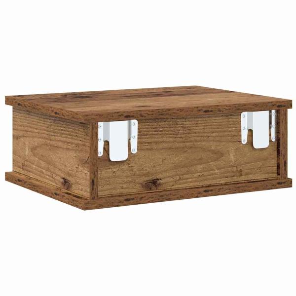 Nachttisch 2 pcs Altholz 40 x 31 x 15 cm Holzwerkstoff