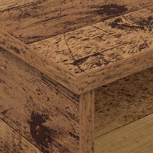 Nachttisch 2 pcs Altholz 40 x 31 x 15 cm Holzwerkstoff