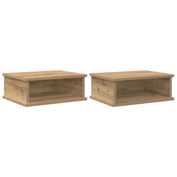 Nachttisch 2 pcs Artisan-Eiche 40 x 31 x 15 cm Holzwerkstoff