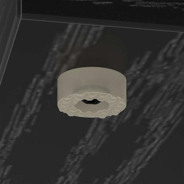 Beistelltisch Schwarz Eichen-Optik 35 x 25 x 50 cm