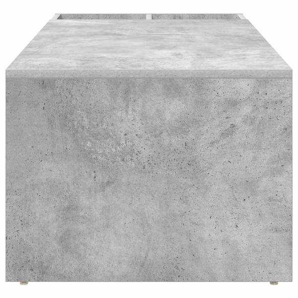 Couchtisch Beton Grau 101,5 x 50 x 37 cm Holzwerkstoff