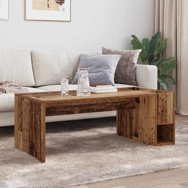 Couchtisch Altholz 101,5 x 50 x 37 cm Holzwerkstoff
