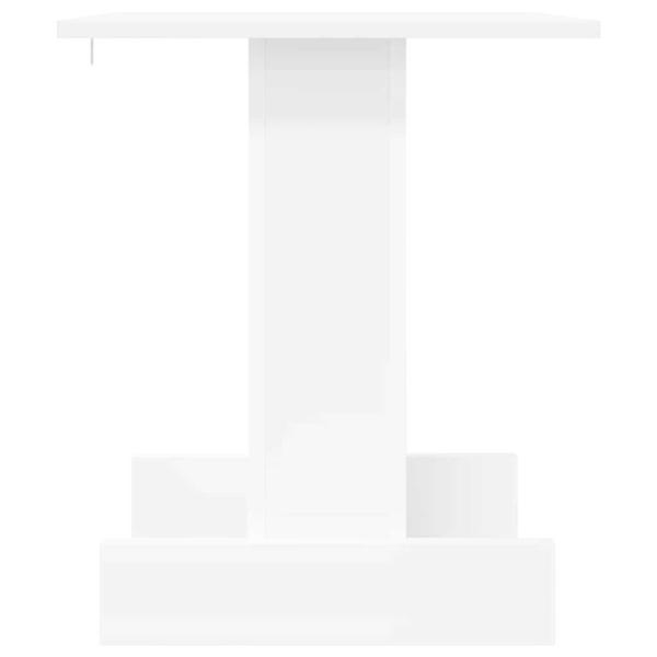 Beistelltisch Weiß 44,5 x 45 x 55 cm Holzwerkstoff