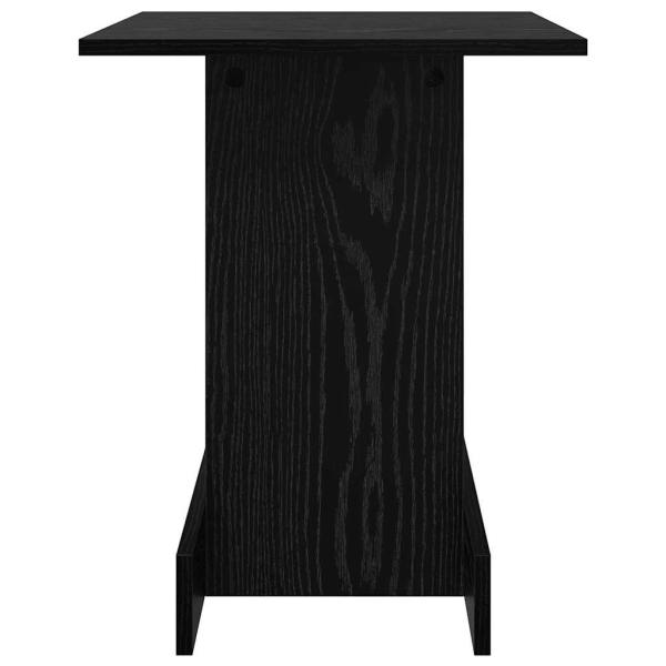 Beistelltisch Schwarz Eichen-Optik 44,5 x 45 x 55 cm