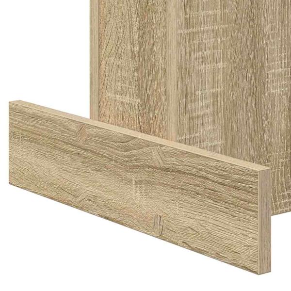 ARDEBO.de - Beistelltisch Sonoma-Eiche 44,5 x 45 x 55 cm Holzwerkstoff