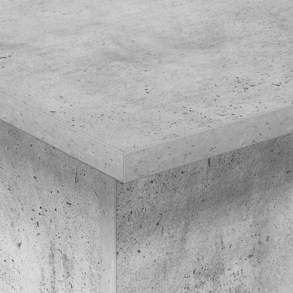 Beistelltisch Beton Grau 44,5 x 45 x 55 cm Holzwerkstoff
