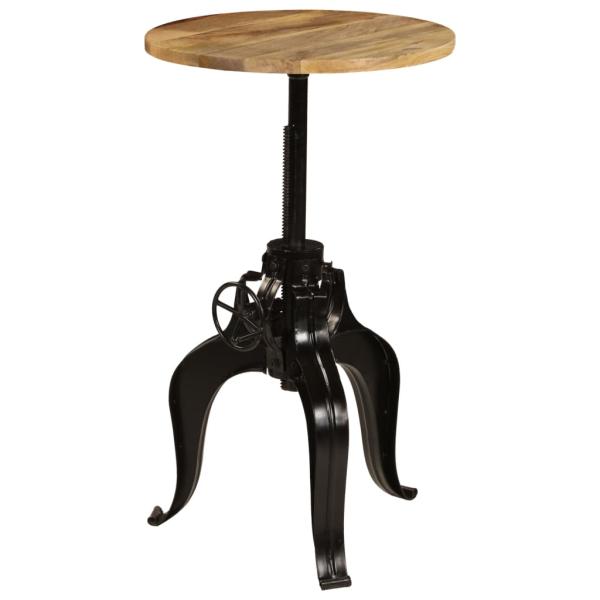 Bartisch Massivholz Mango 60×(76-110) cm