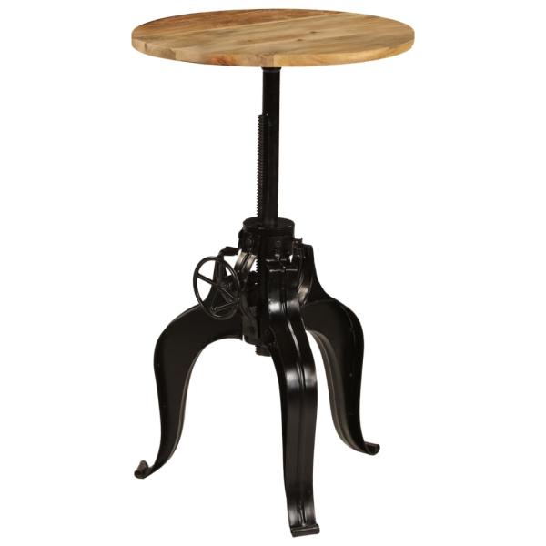 Bartisch Massivholz Mango 60×(76-110) cm