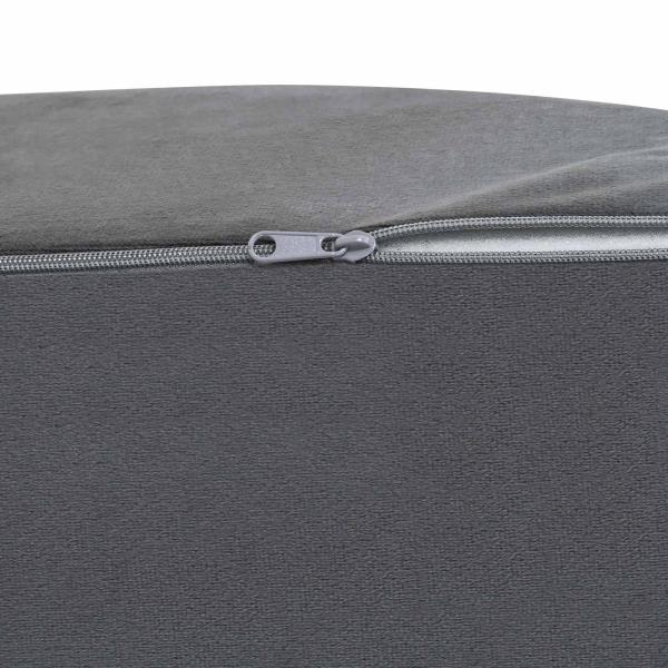 Beinkissen Grau 68 x 40 x 18 cm