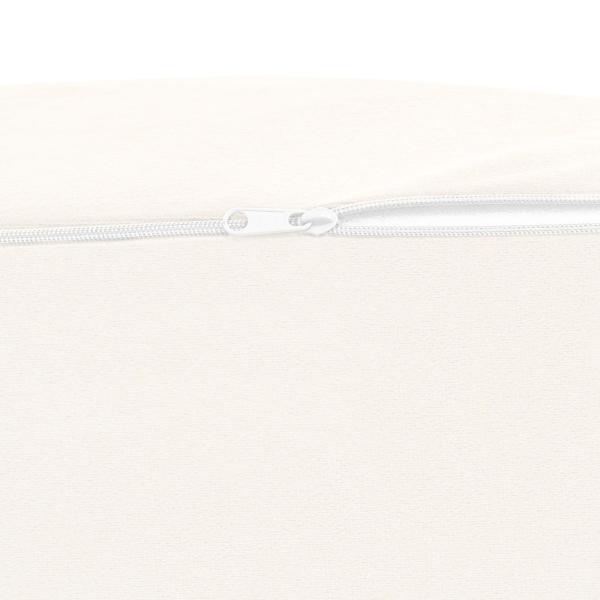 Beinkissen Weiß 68 x 40 x 18 cm